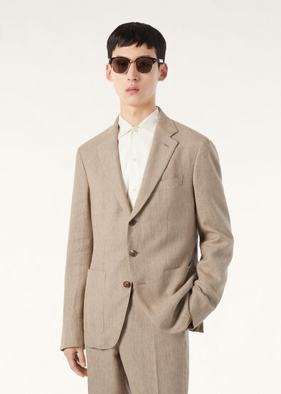 TORINO NOTCH SB SHIRT JACKET HERITAGE LINEN