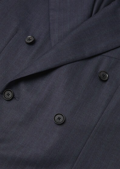 INTERNATIONAL PEAK DB SUIT TASMANIAN PINSTRIPE