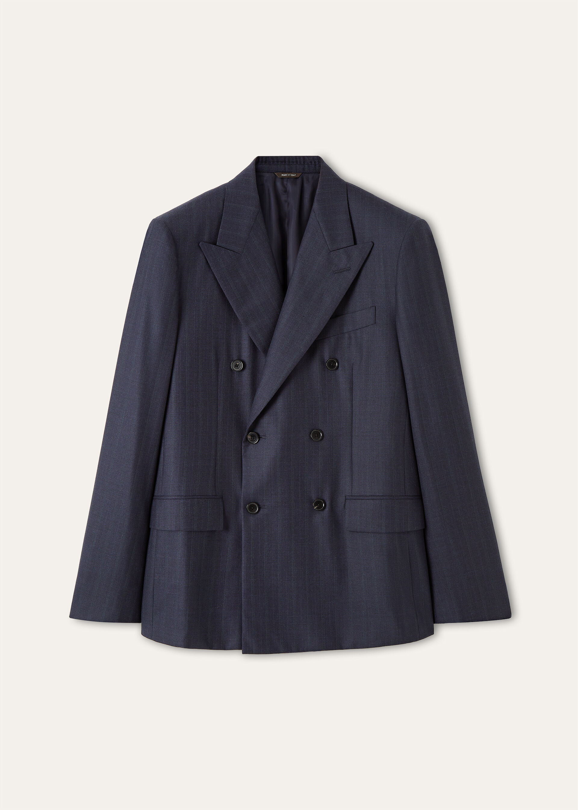 INTERNATIONAL PEAK DB SUIT TASMANIAN PINSTRIPE