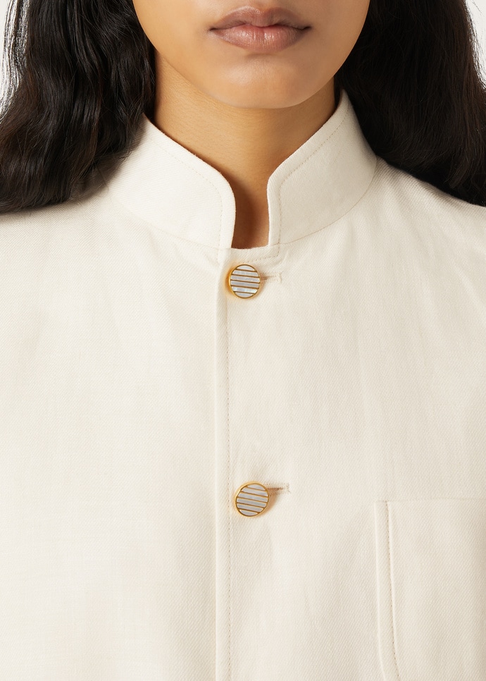 SPAGNA MINI SS JACKET STRUCTURED LINEN WOOL_FAQ9804_A0Q3_2