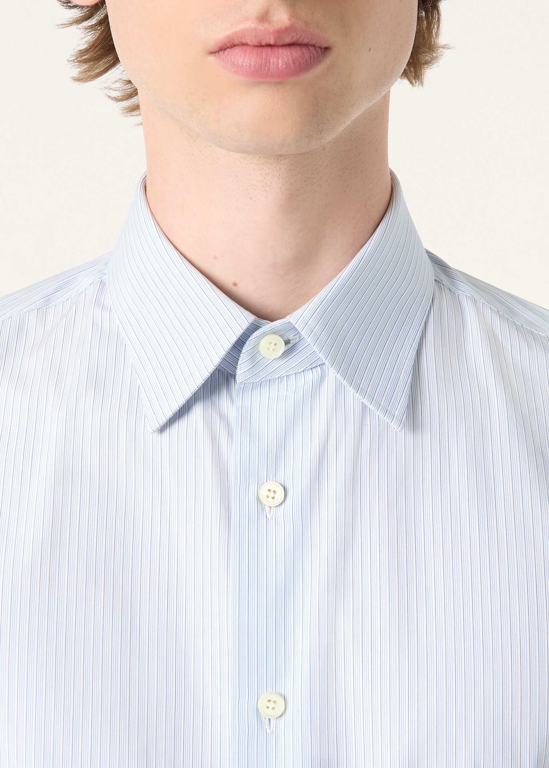 FILIPPO SQUARE SHIRT LUXURY POPELINE STRIPE
