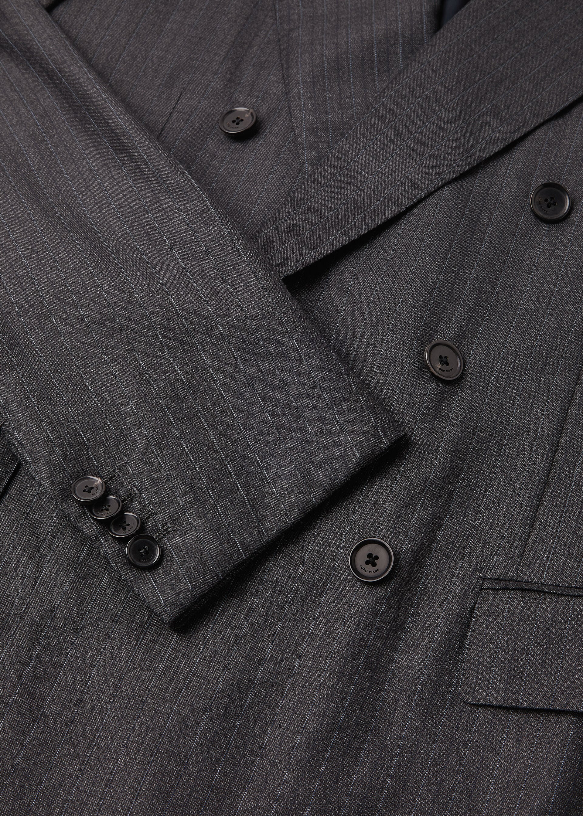 MILANO PEAK DB SUIT AUSTRALIS PINSTRIPE