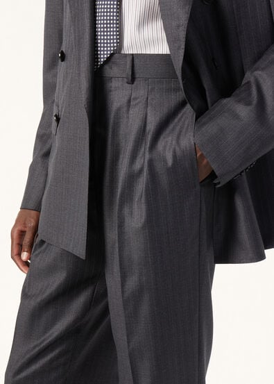 MILANO PEAK DB SUIT AUSTRALIS PINSTRIPE
