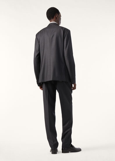 MILANO PEAK DB SUIT AUSTRALIS PINSTRIPE