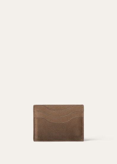 EXTRA CARDHOLDER TEXTURED NUBUCK