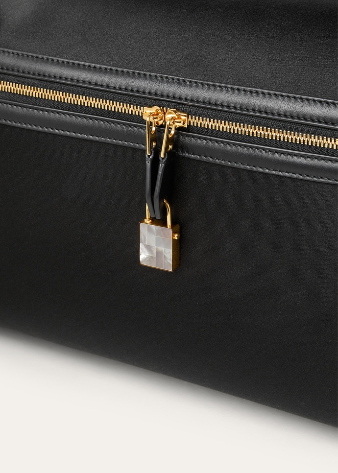 EXTRA SOFTY BAG L44 SATIN/ROUNDED LEATHER SC_FAQ9857_804L_NR_4