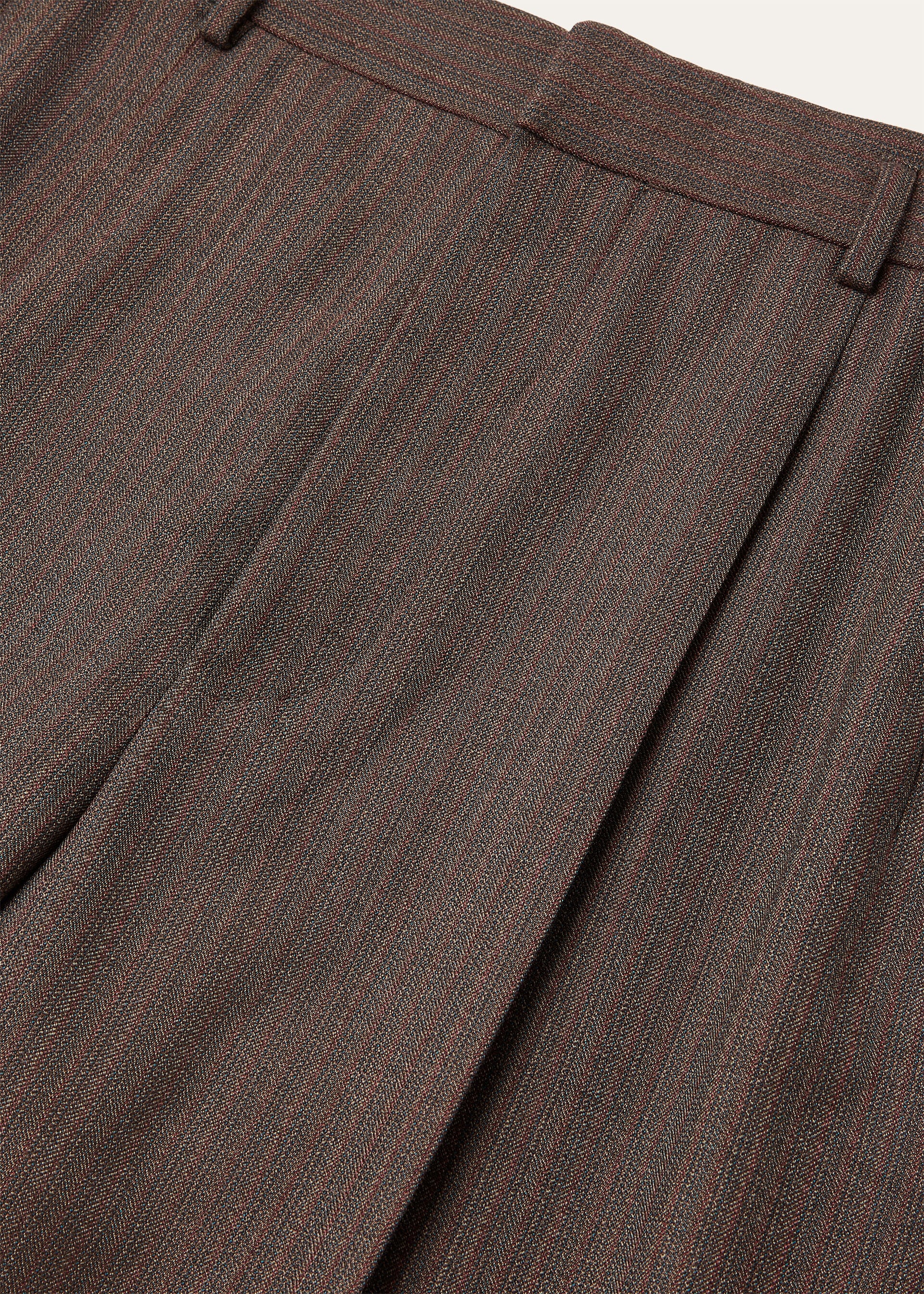 ISAAC TROUSERS STRUCTURED WOOL CREPE