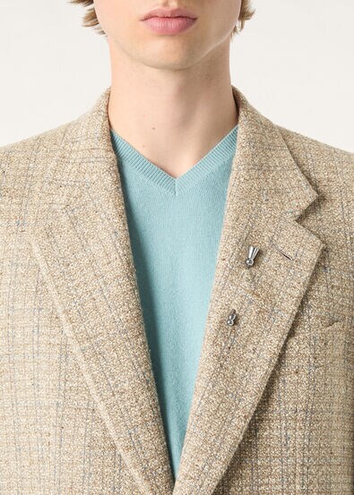 HEDLAND NOTCH SB JACKET WINDOWPANE TWEED