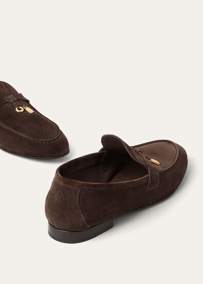 JOAN CHARMS LOAFER LUXURY SUEDE