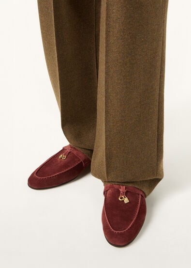 JOAN CHARMS LOAFER LUXURY SUEDE