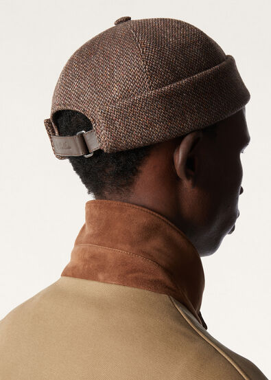 SASHA BEANIE CASH LINEN BROKEN TWILL