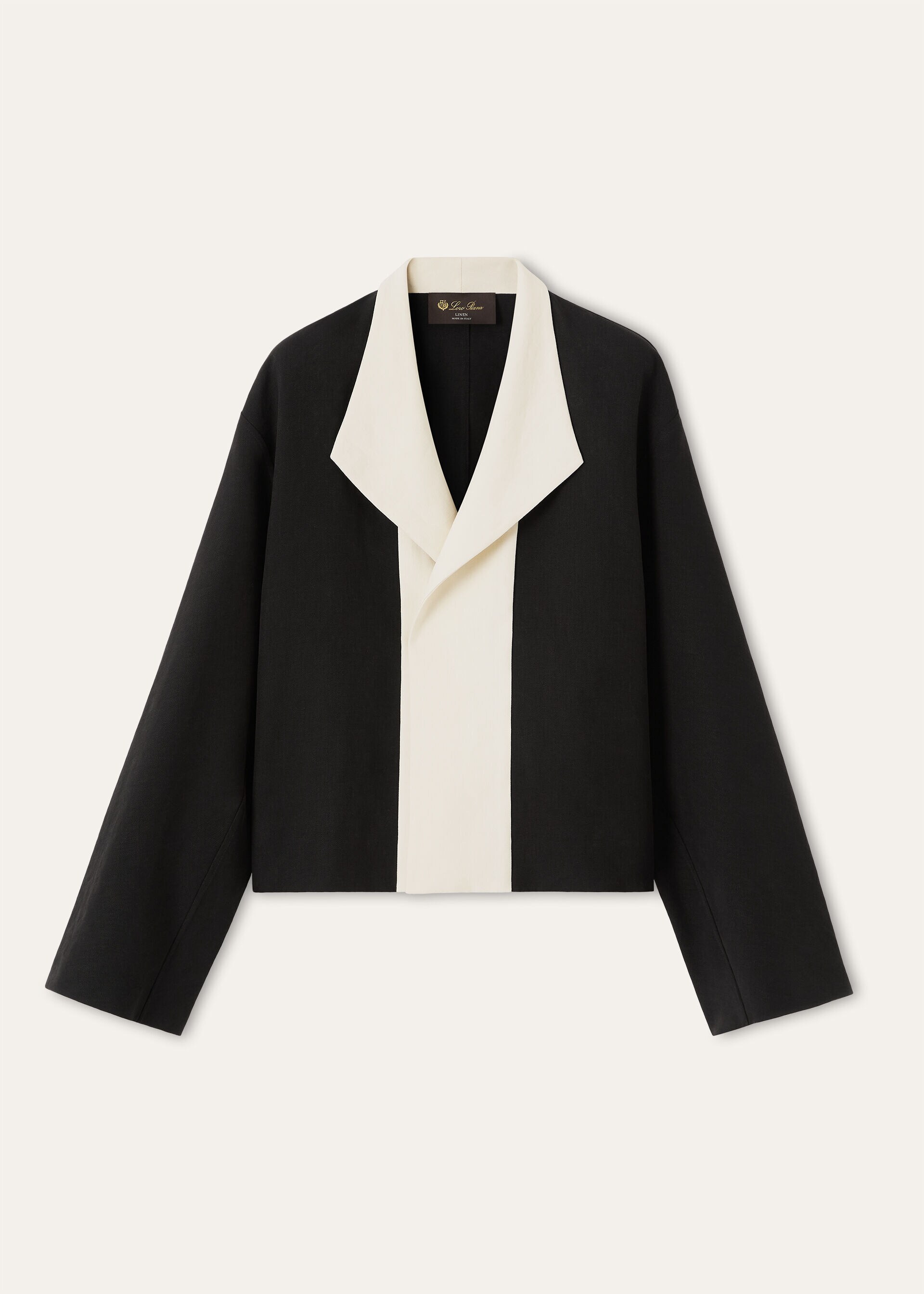 JEFF SHORT CABAN CANVAS LINEN FLOWER