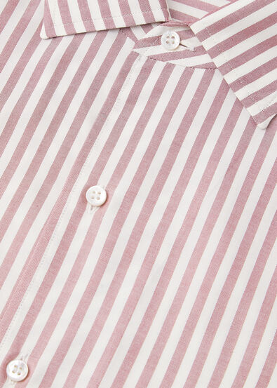 ANDRE' SHIRT SILK OXFORD STRIPE