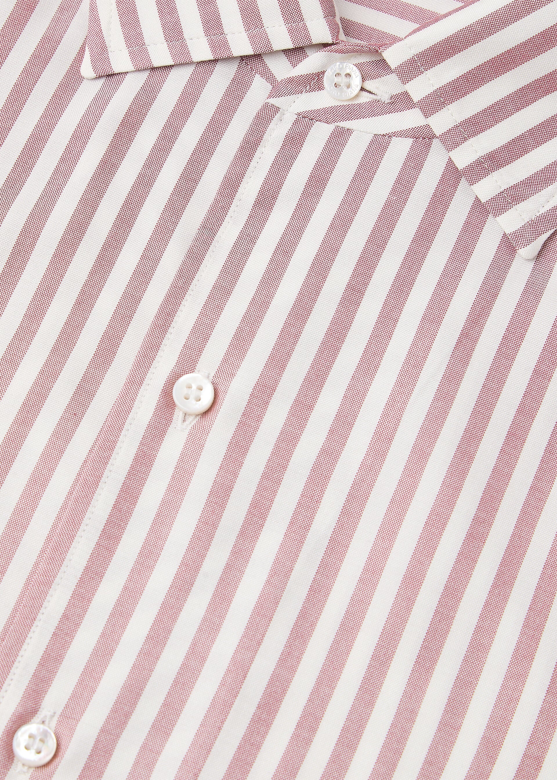 ANDRE' SHIRT SILK OXFORD STRIPE
