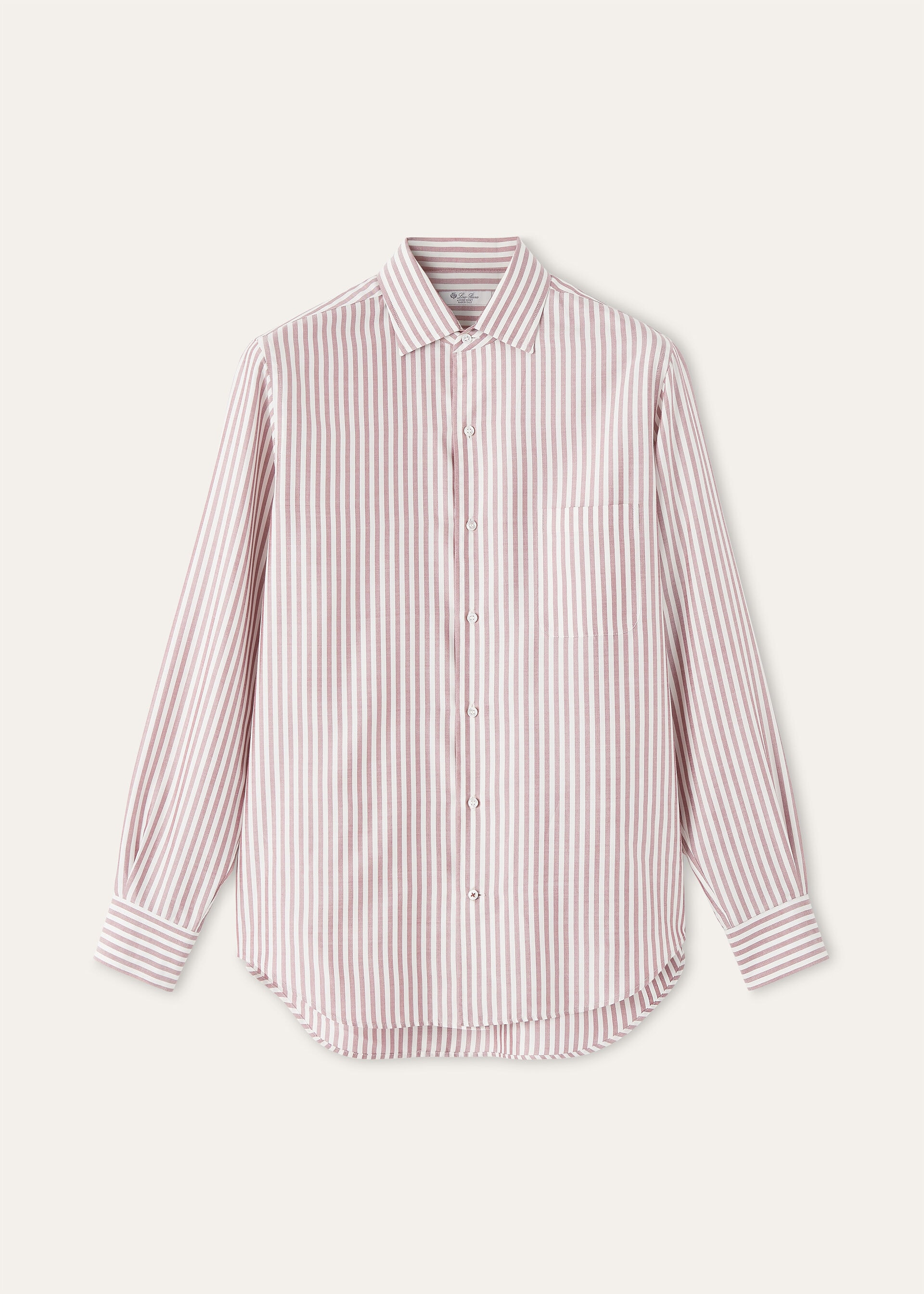 ANDRE' SHIRT SILK OXFORD STRIPE