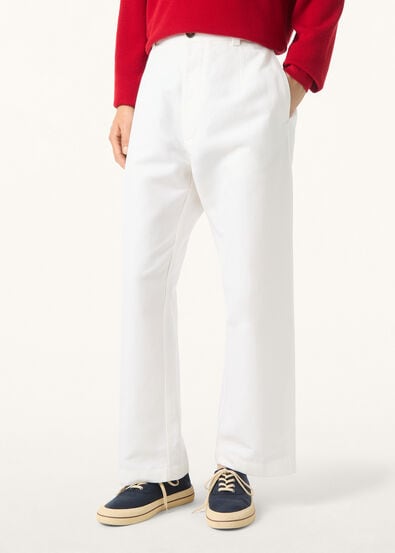 FUJI TROUSERS COTTON LINEN RAIN