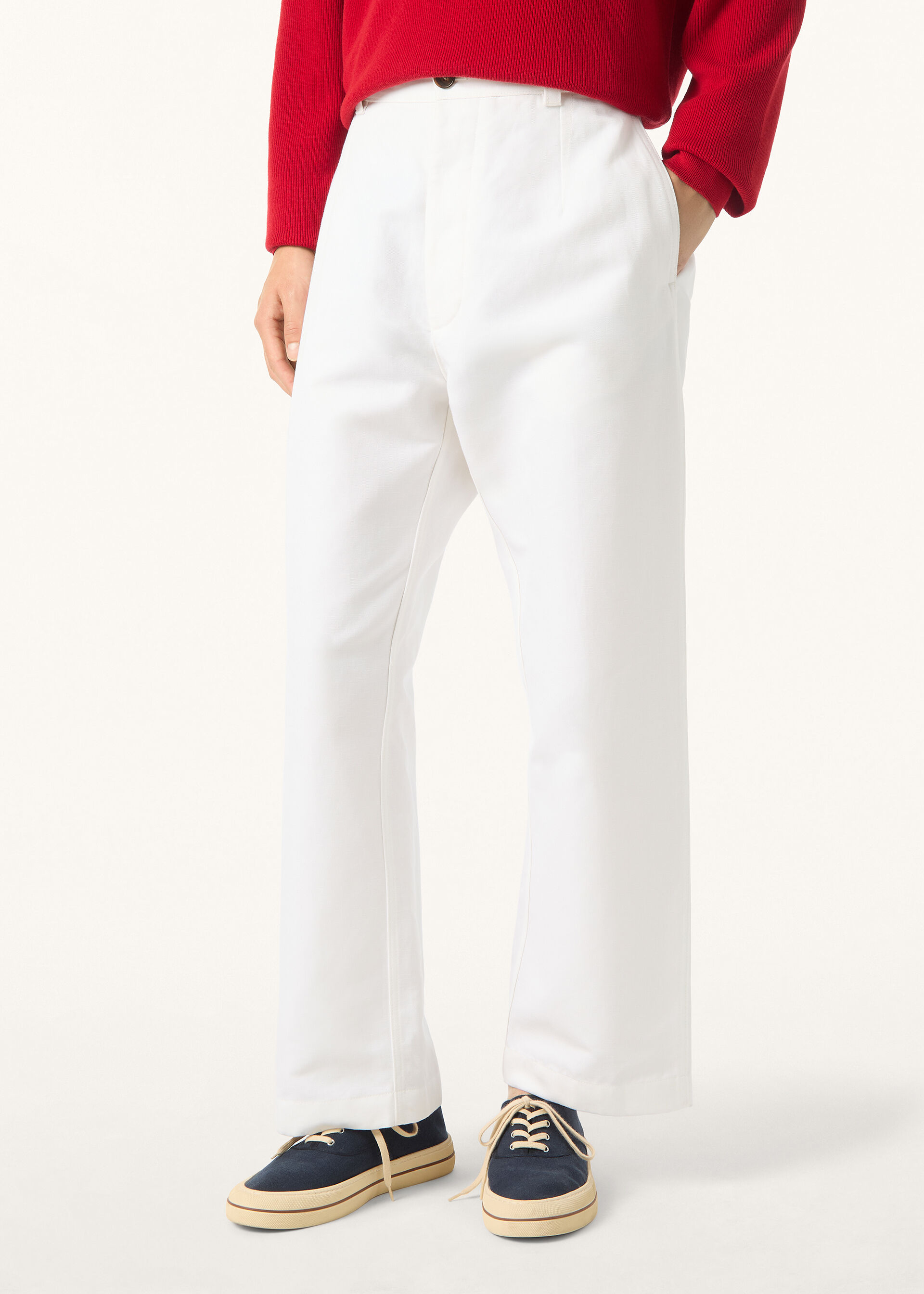 FUJI TROUSERS COTTON LINEN RAIN