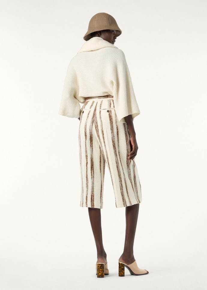 ALBION SHORT TROUSERS SILK WOOL STRIPE_FAQ9954_F7XQ_4