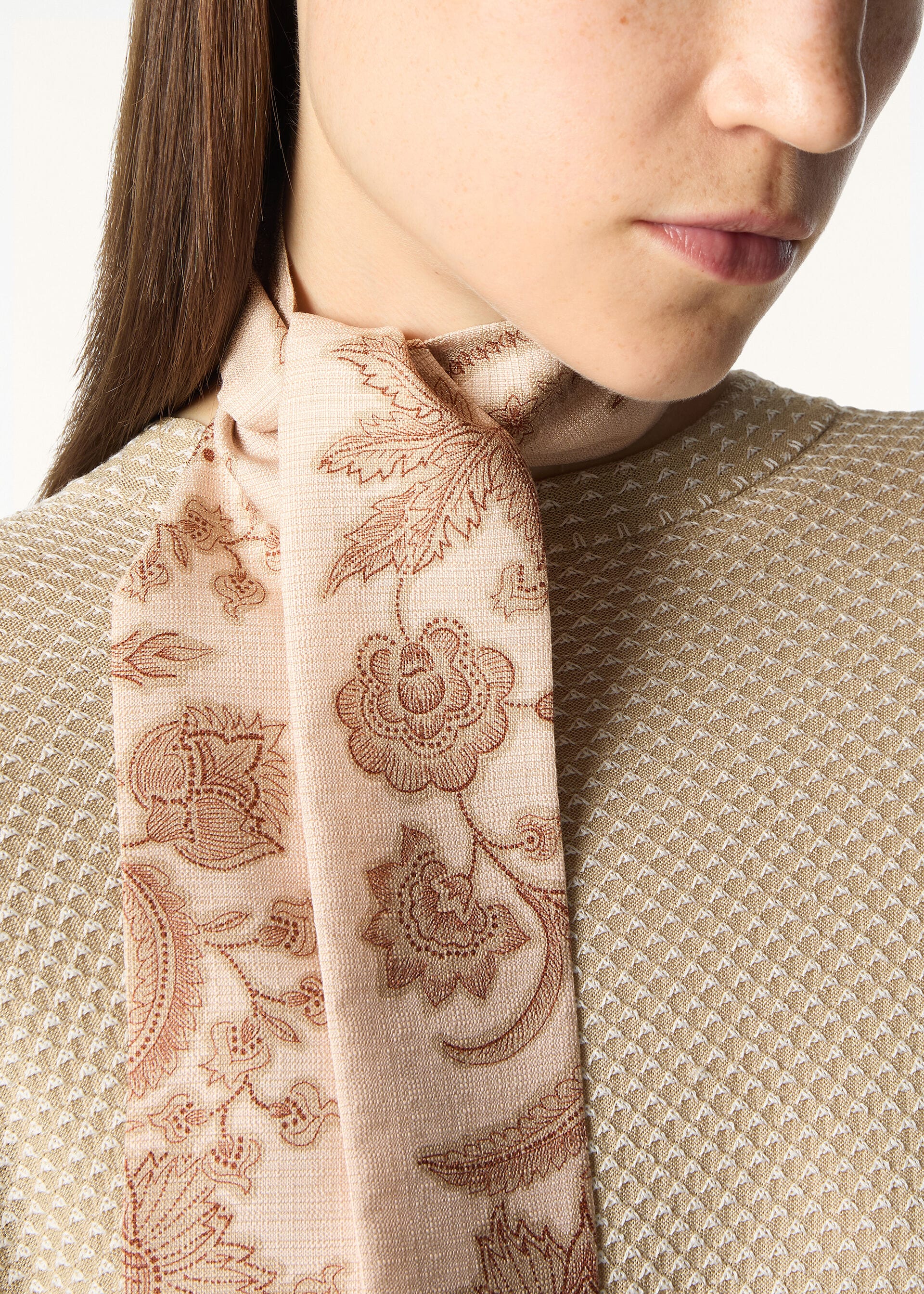 LAYL TIE BAND 108 TEXTURED SILK LAME'