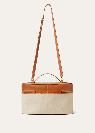 EXTRA SOFTY CASE L30 NATURAL CANVAS/BUTTER CALF