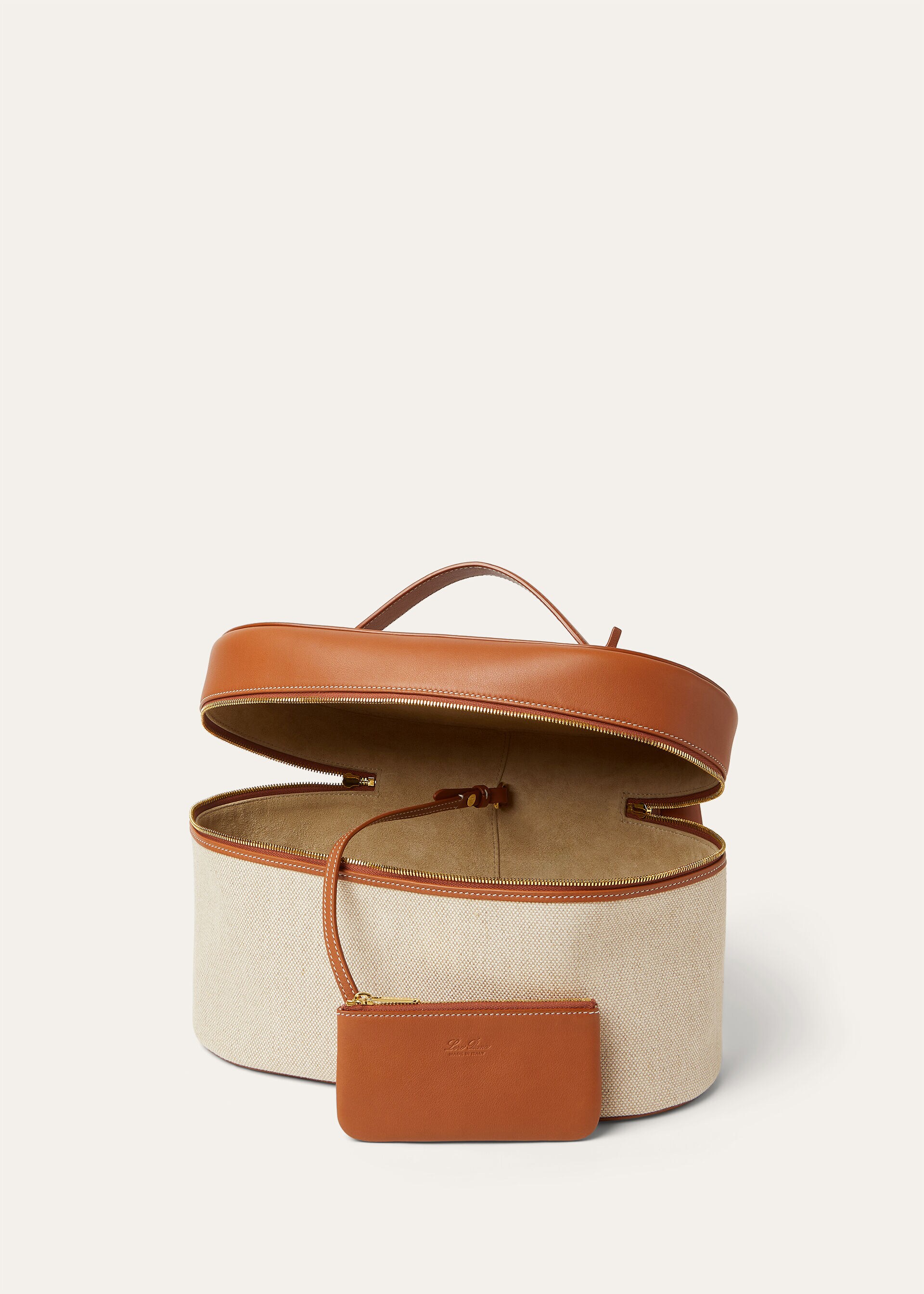 EXTRA SOFTY CASE L30 NATURAL CANVAS/BUTTER CALF