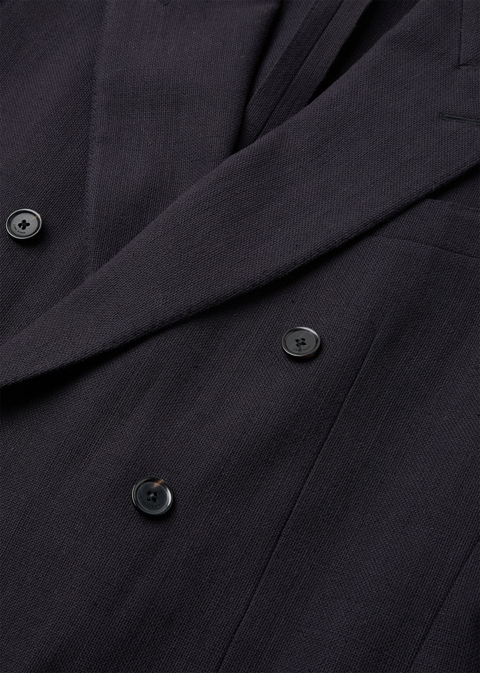 MILANO PEAK DB SHIRT JACKET  COTTON LINEN CANVAS_FAQ9970_W000_7