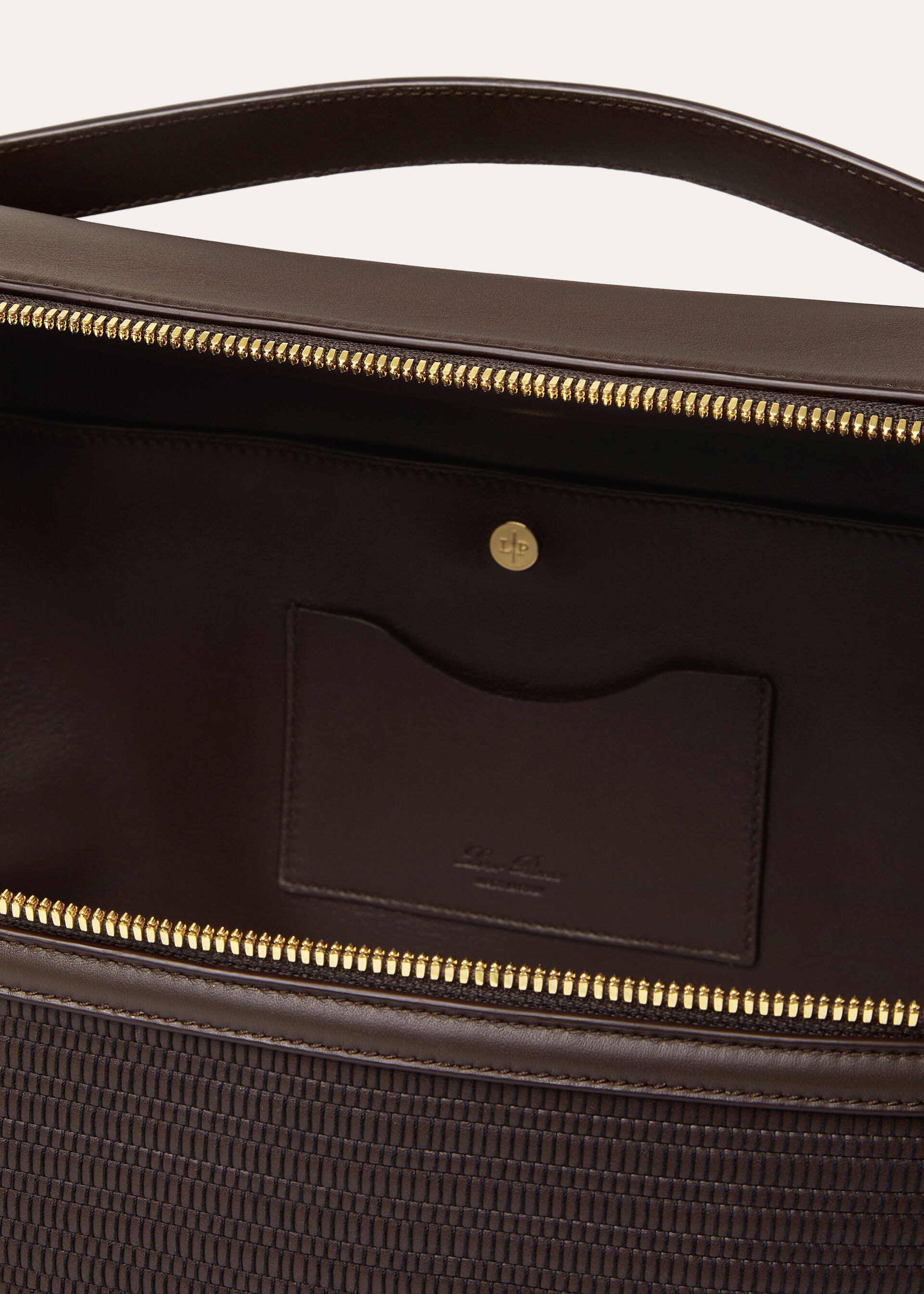 EXTRA SOFTY BAG L44 WOVEN LEATHER/ROUNDED LEATHER