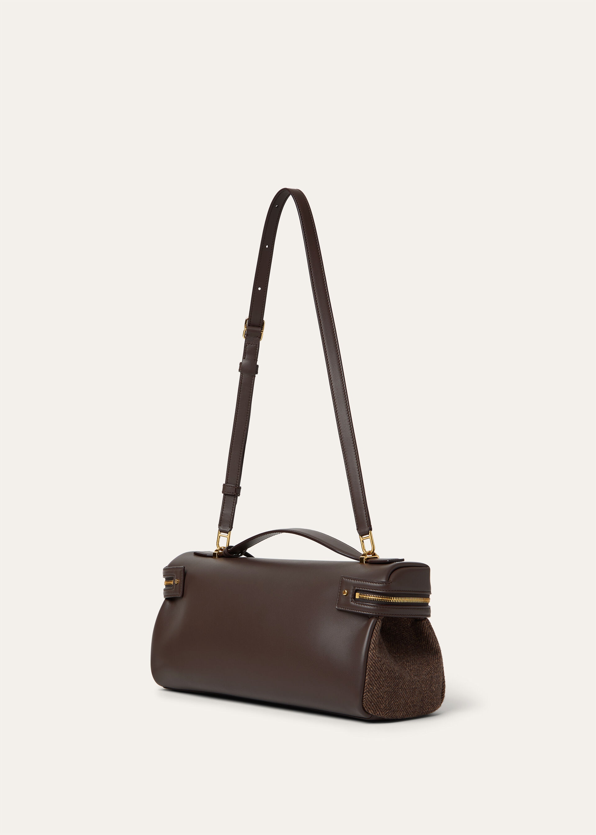 EXTRA SOFTY BAG L33 SC WISH CASH DOUBLE CHEVRON/RND LTHR