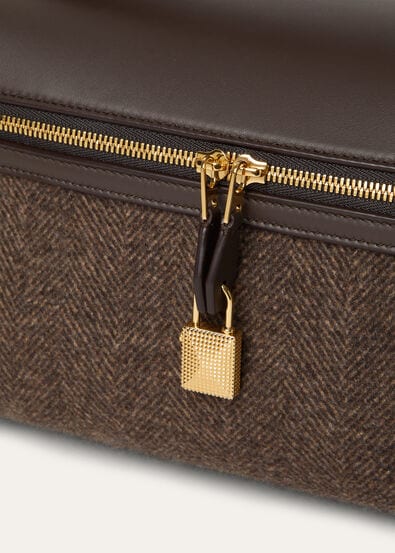 EXTRA SOFTY BAG L33 SC WISH CASH DOUBLE CHEVRON/RND LTHR