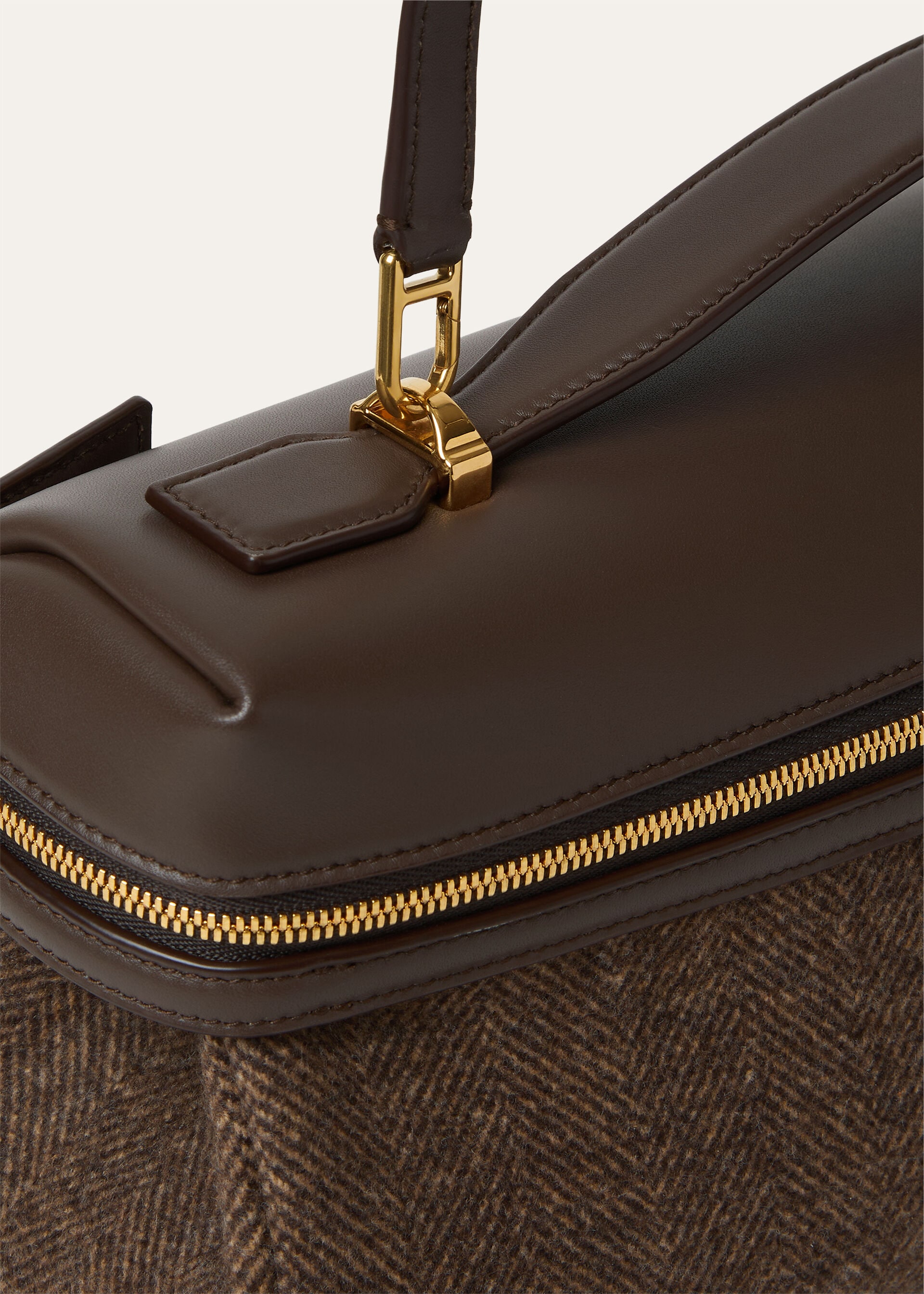 EXTRA SOFTY BAG L33 SC WISH CASH DOUBLE CHEVRON/RND LTHR