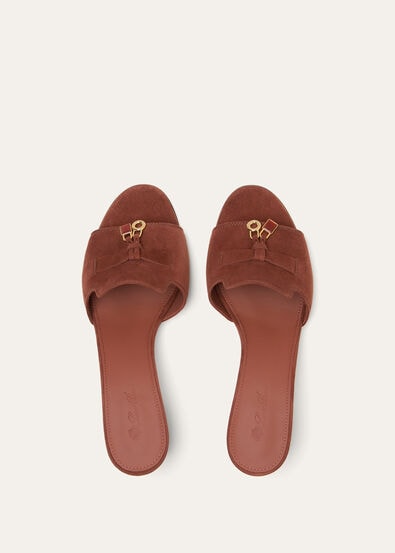 SUMMER CHARMS HEELED MULE T55 VELVET SUEDE AF SC